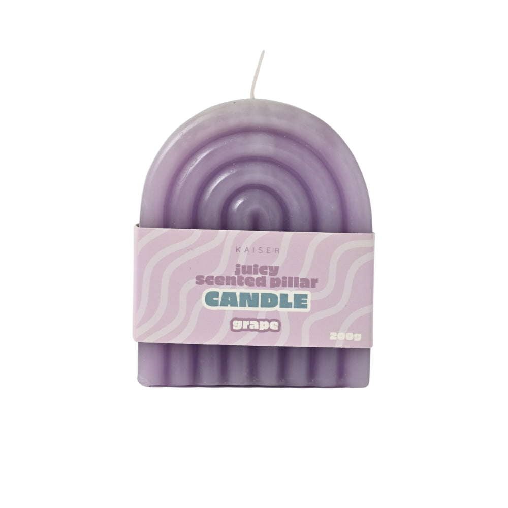 Juicy Series Pillar Candle - GRAPE